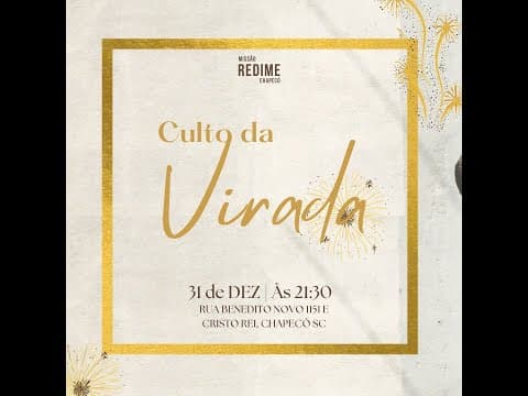 CULTO DA VIRADA  | Pr Jefferson Alves