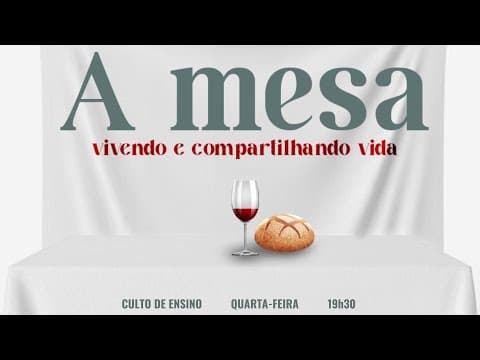 Série - A mesa | Pr. Jefferson Alves